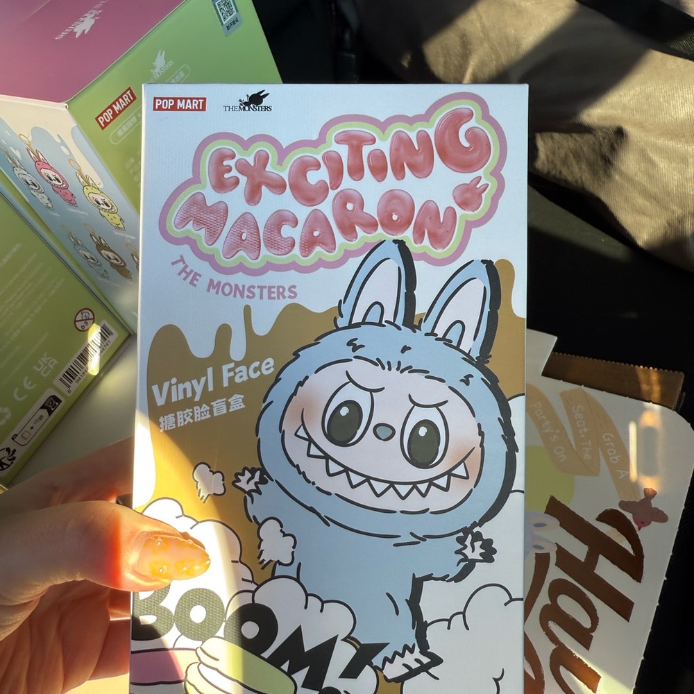 Pop Mart Exciting Macaron Vinyl Face- New in box all colors!